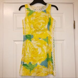 Lily Pulitzer Yellow Floral Dress